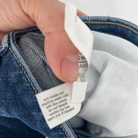 Lane Bryant High Rise Signature Fit Relaxed Boot Bootcut Jeans Dark Wash Plus 24 - Picture 11 of 13